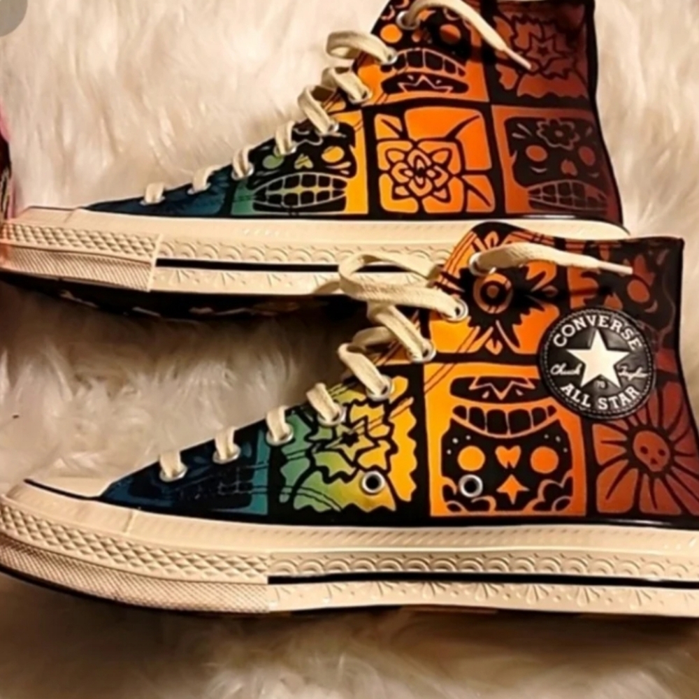 ❤️ Dia De Los Muertos /Day of The Dead Chuck 70's ❤️ - Picture 8 of 13